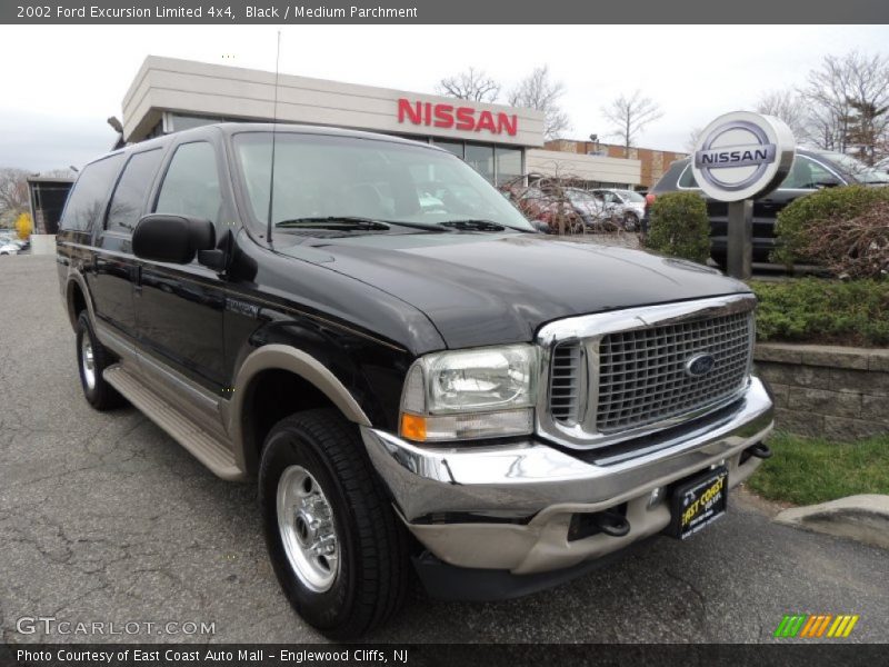 Black / Medium Parchment 2002 Ford Excursion Limited 4x4