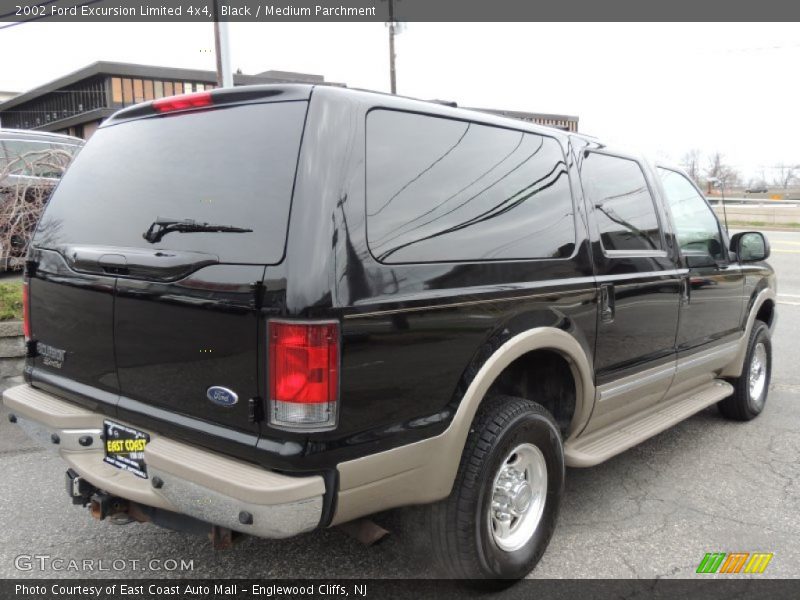 Black / Medium Parchment 2002 Ford Excursion Limited 4x4