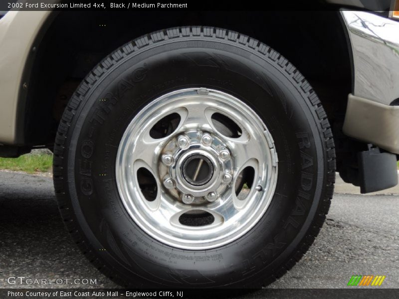 Black / Medium Parchment 2002 Ford Excursion Limited 4x4