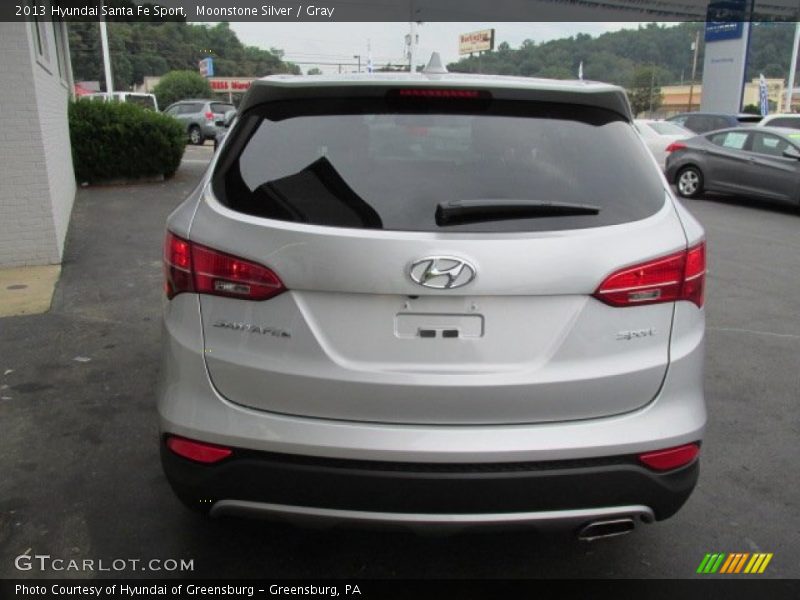 Moonstone Silver / Gray 2013 Hyundai Santa Fe Sport