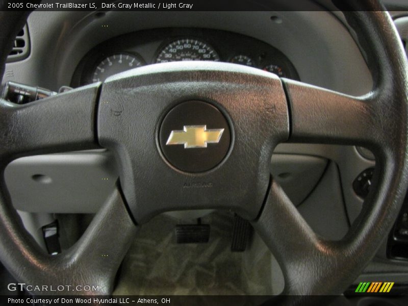Dark Gray Metallic / Light Gray 2005 Chevrolet TrailBlazer LS