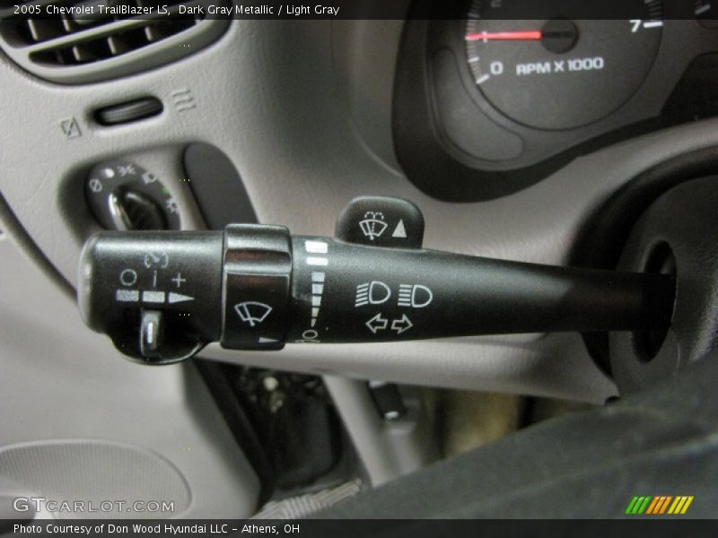 Dark Gray Metallic / Light Gray 2005 Chevrolet TrailBlazer LS