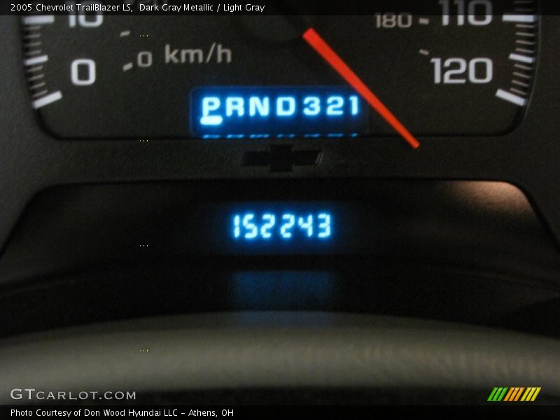 Dark Gray Metallic / Light Gray 2005 Chevrolet TrailBlazer LS
