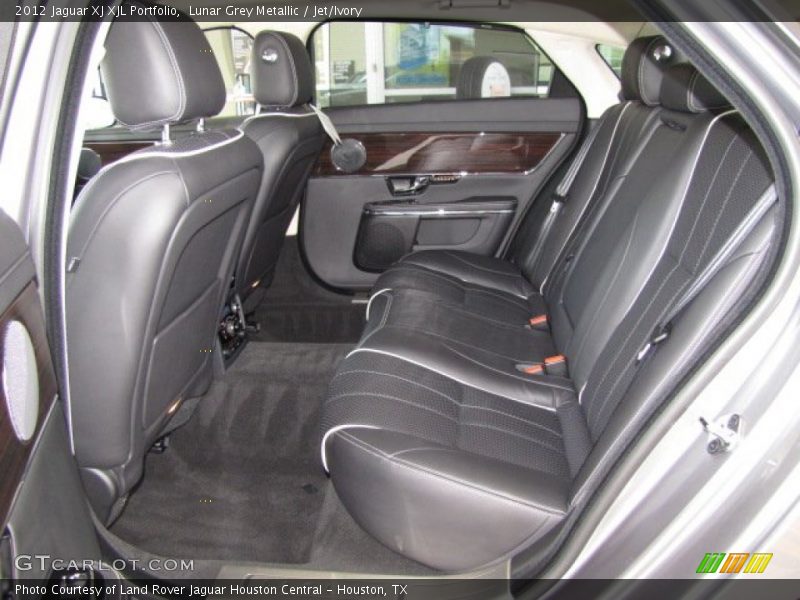 Lunar Grey Metallic / Jet/Ivory 2012 Jaguar XJ XJL Portfolio