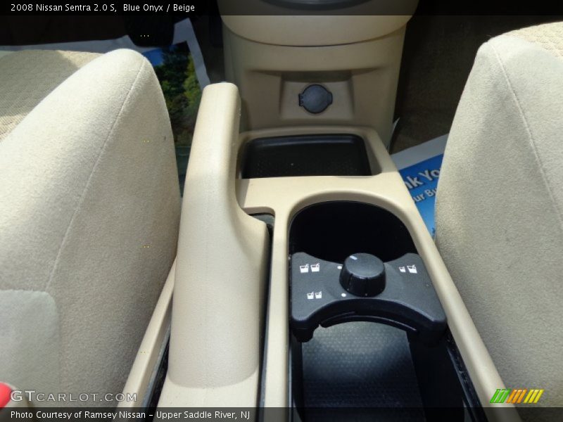 Blue Onyx / Beige 2008 Nissan Sentra 2.0 S