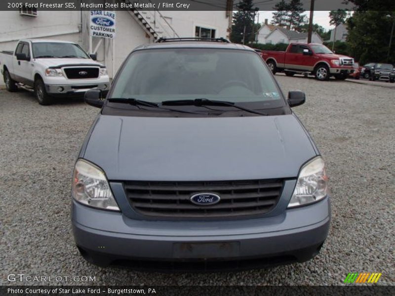 Medium Steel Blue Metallic / Flint Grey 2005 Ford Freestar SES