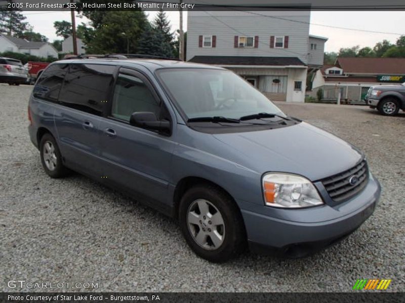 Medium Steel Blue Metallic / Flint Grey 2005 Ford Freestar SES