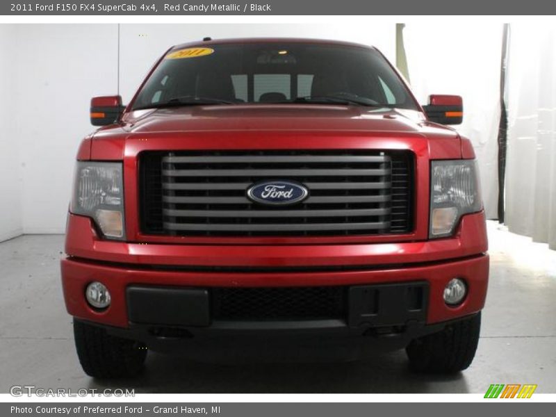 Red Candy Metallic / Black 2011 Ford F150 FX4 SuperCab 4x4