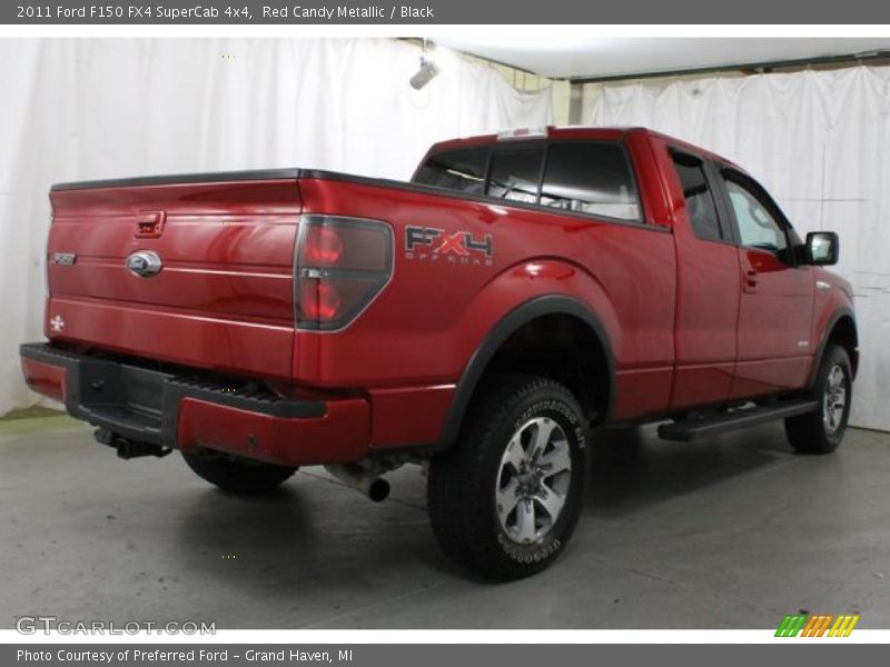 2011 F150 FX4 SuperCab 4x4 Red Candy Metallic