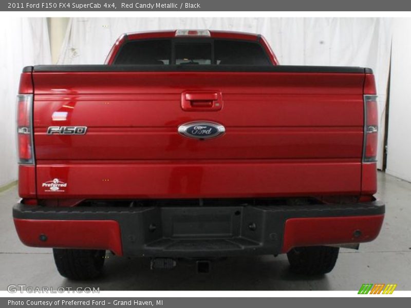 Red Candy Metallic / Black 2011 Ford F150 FX4 SuperCab 4x4