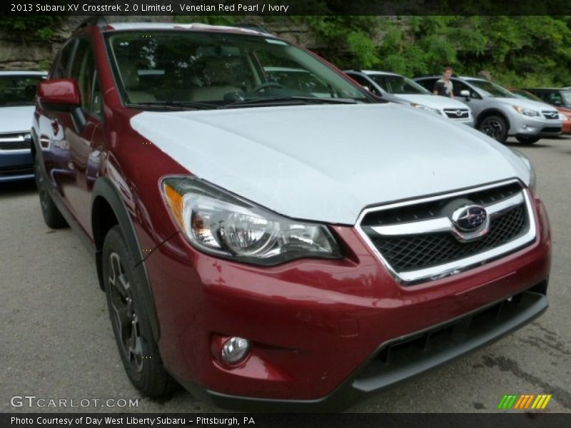 Venetian Red Pearl / Ivory 2013 Subaru XV Crosstrek 2.0 Limited