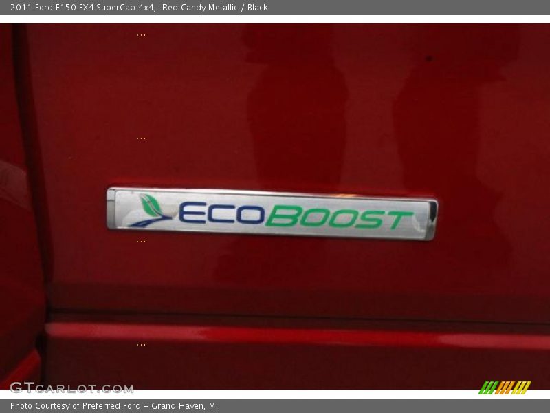 Red Candy Metallic / Black 2011 Ford F150 FX4 SuperCab 4x4