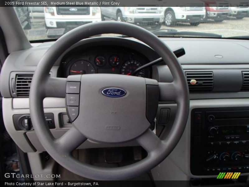 Medium Steel Blue Metallic / Flint Grey 2005 Ford Freestar SES