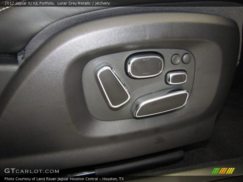Lunar Grey Metallic / Jet/Ivory 2012 Jaguar XJ XJL Portfolio
