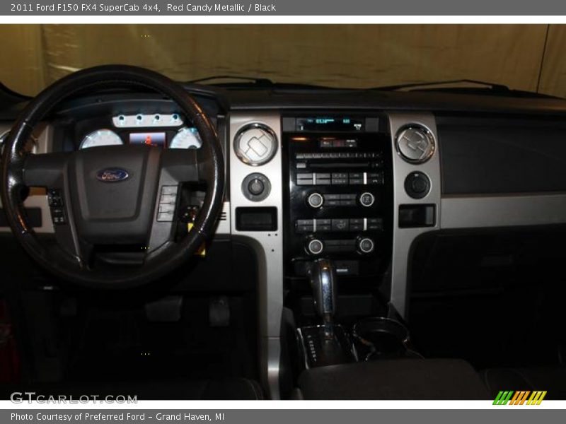 Red Candy Metallic / Black 2011 Ford F150 FX4 SuperCab 4x4