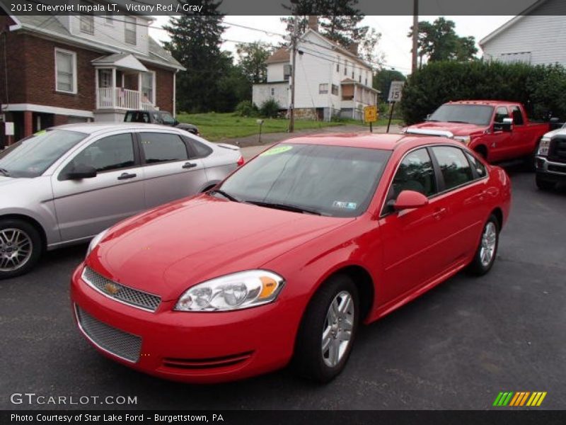 Victory Red / Gray 2013 Chevrolet Impala LT
