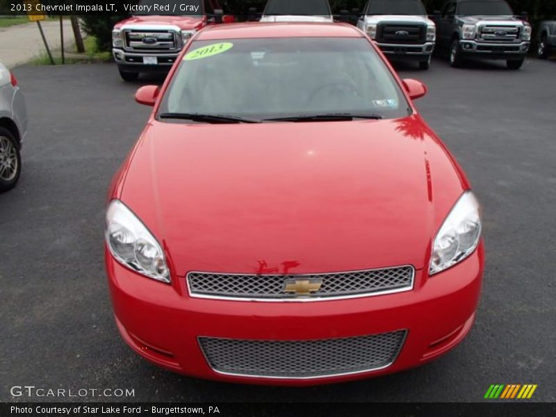 Victory Red / Gray 2013 Chevrolet Impala LT