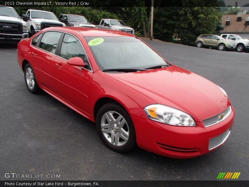 Victory Red / Gray 2013 Chevrolet Impala LT