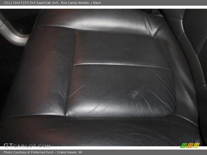 Red Candy Metallic / Black 2011 Ford F150 FX4 SuperCab 4x4