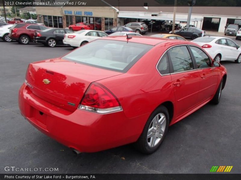 Victory Red / Gray 2013 Chevrolet Impala LT
