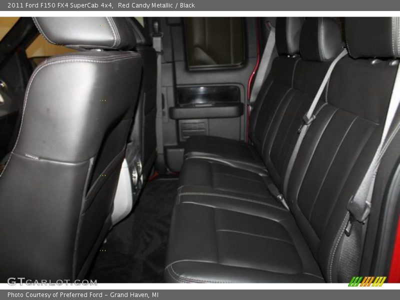 Red Candy Metallic / Black 2011 Ford F150 FX4 SuperCab 4x4