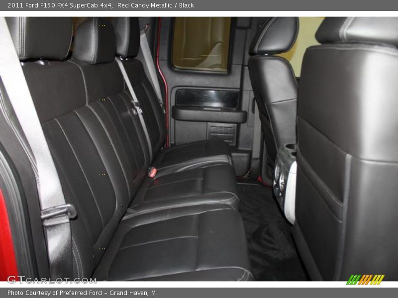 Red Candy Metallic / Black 2011 Ford F150 FX4 SuperCab 4x4
