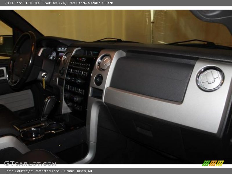 Red Candy Metallic / Black 2011 Ford F150 FX4 SuperCab 4x4