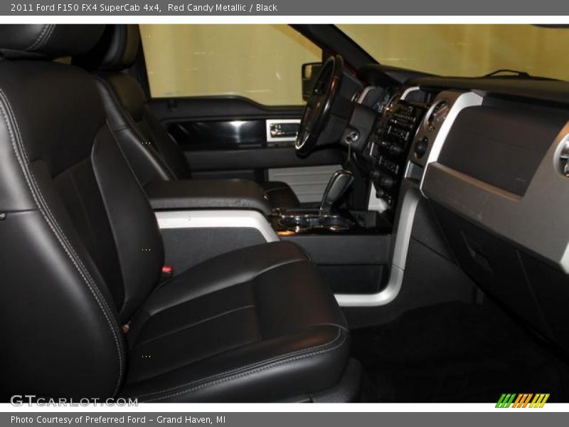 Red Candy Metallic / Black 2011 Ford F150 FX4 SuperCab 4x4