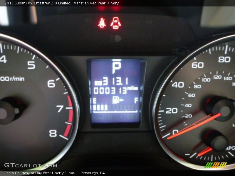 Venetian Red Pearl / Ivory 2013 Subaru XV Crosstrek 2.0 Limited