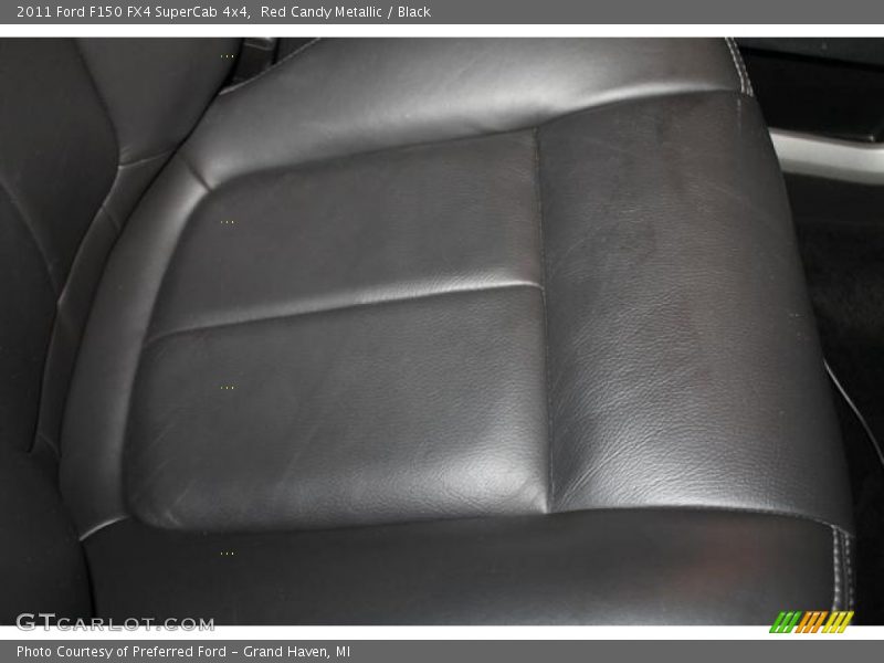 Red Candy Metallic / Black 2011 Ford F150 FX4 SuperCab 4x4