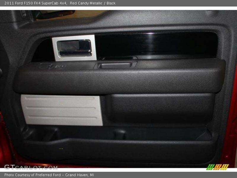Red Candy Metallic / Black 2011 Ford F150 FX4 SuperCab 4x4