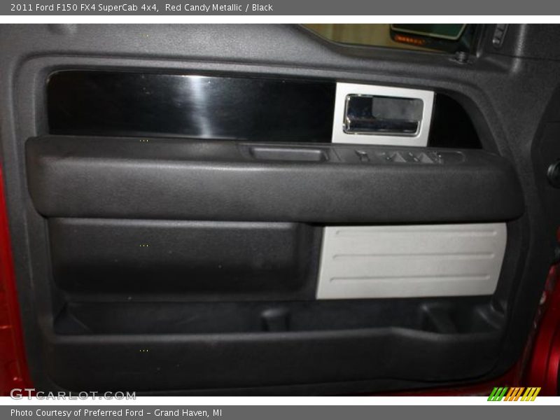 Red Candy Metallic / Black 2011 Ford F150 FX4 SuperCab 4x4
