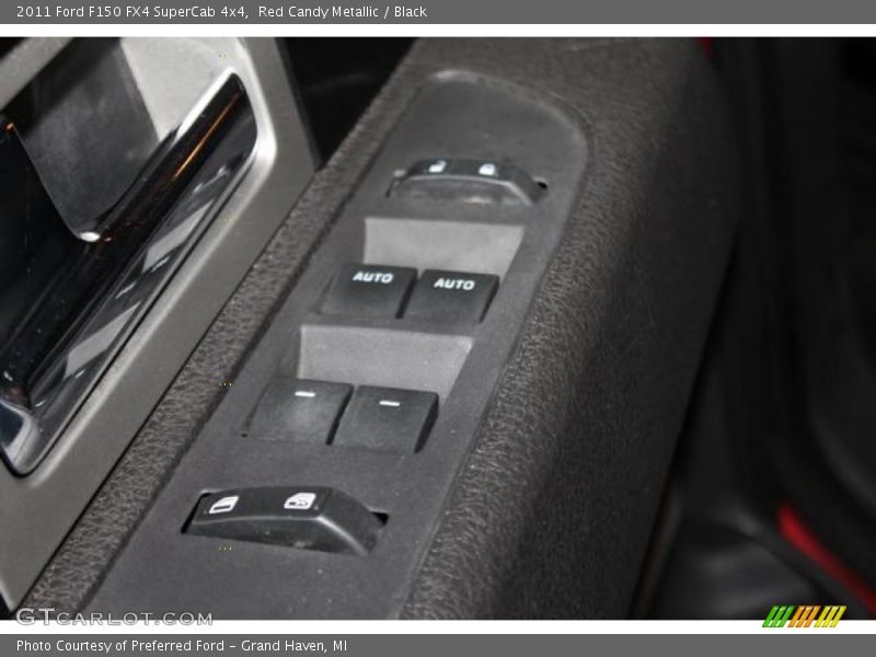 Red Candy Metallic / Black 2011 Ford F150 FX4 SuperCab 4x4
