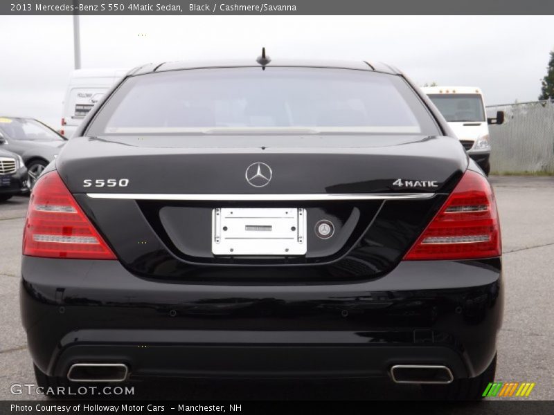 Black / Cashmere/Savanna 2013 Mercedes-Benz S 550 4Matic Sedan