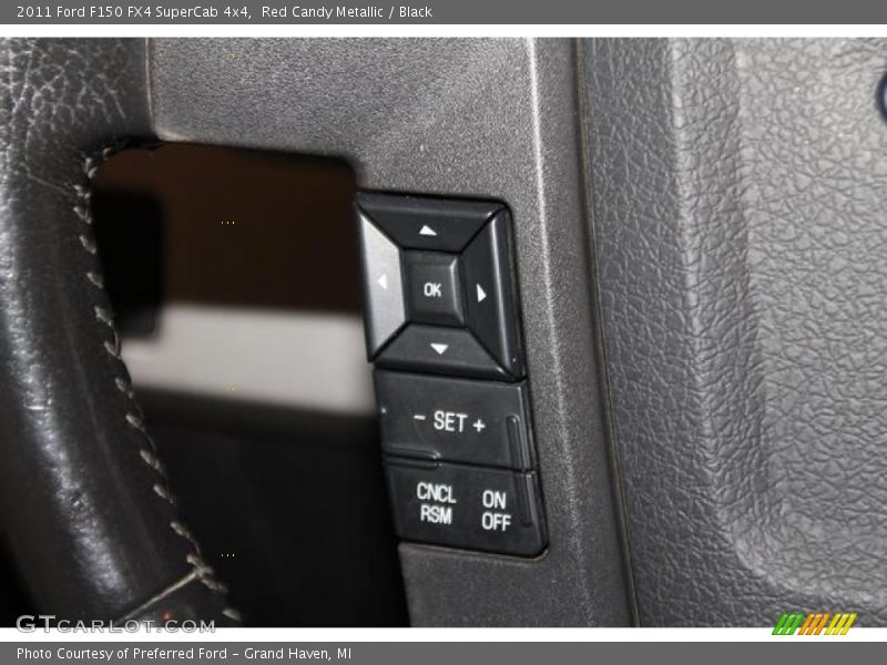 Red Candy Metallic / Black 2011 Ford F150 FX4 SuperCab 4x4