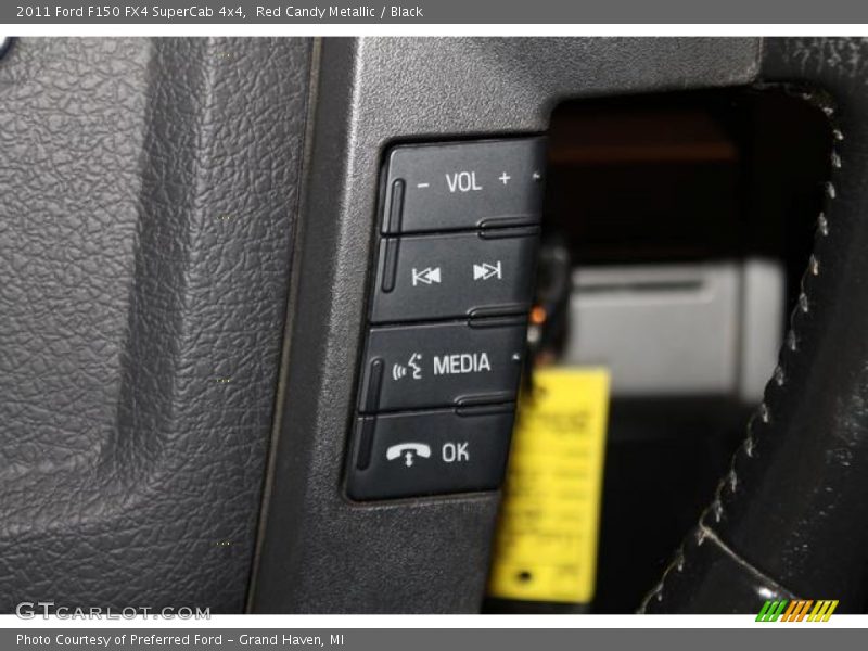 Red Candy Metallic / Black 2011 Ford F150 FX4 SuperCab 4x4