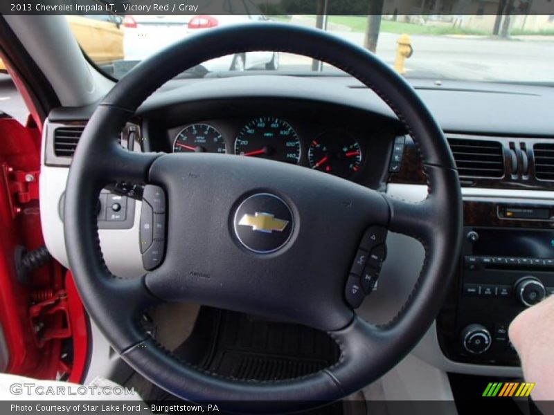 Victory Red / Gray 2013 Chevrolet Impala LT