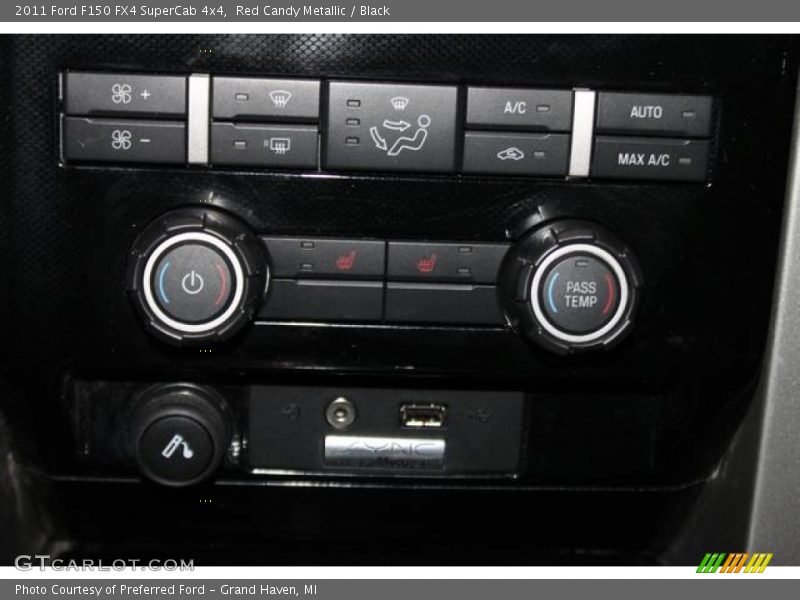 Red Candy Metallic / Black 2011 Ford F150 FX4 SuperCab 4x4