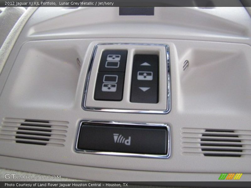 Lunar Grey Metallic / Jet/Ivory 2012 Jaguar XJ XJL Portfolio