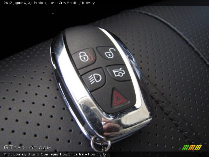 Lunar Grey Metallic / Jet/Ivory 2012 Jaguar XJ XJL Portfolio