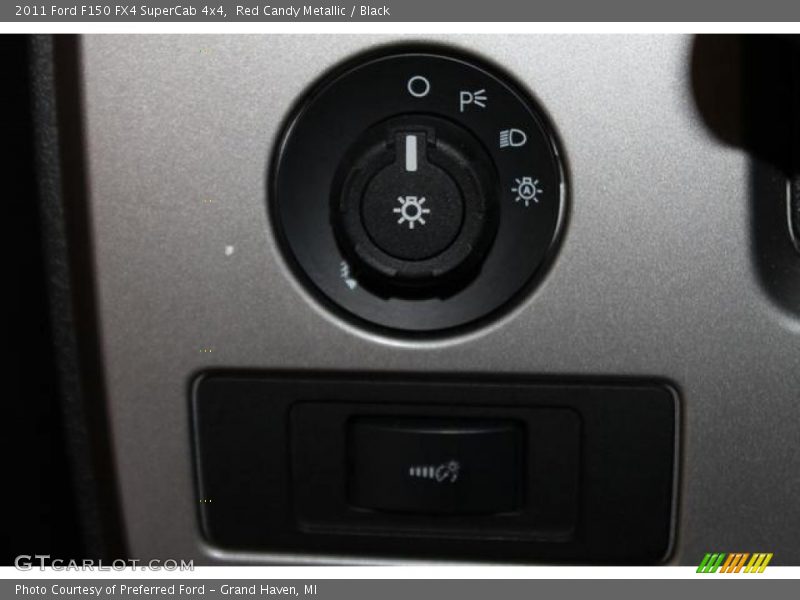 Red Candy Metallic / Black 2011 Ford F150 FX4 SuperCab 4x4