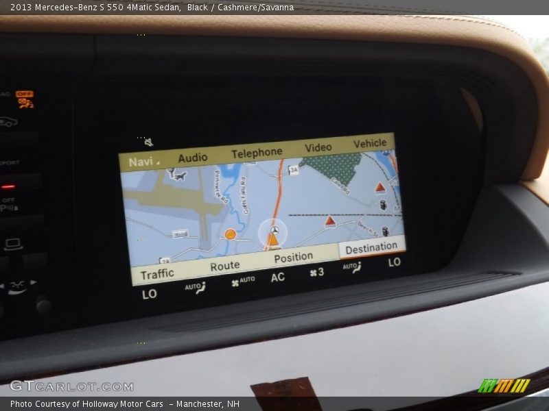 Black / Cashmere/Savanna 2013 Mercedes-Benz S 550 4Matic Sedan
