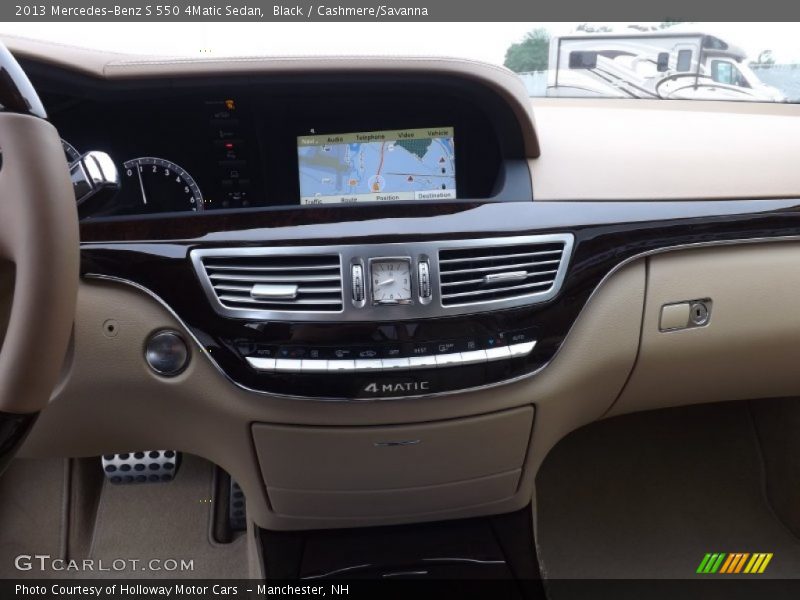 Black / Cashmere/Savanna 2013 Mercedes-Benz S 550 4Matic Sedan