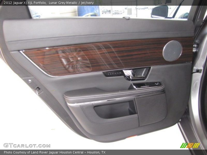 Lunar Grey Metallic / Jet/Ivory 2012 Jaguar XJ XJL Portfolio