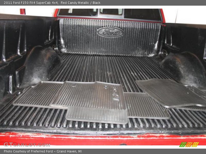 Red Candy Metallic / Black 2011 Ford F150 FX4 SuperCab 4x4