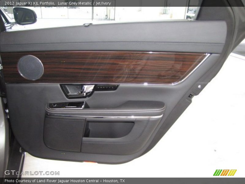 Lunar Grey Metallic / Jet/Ivory 2012 Jaguar XJ XJL Portfolio