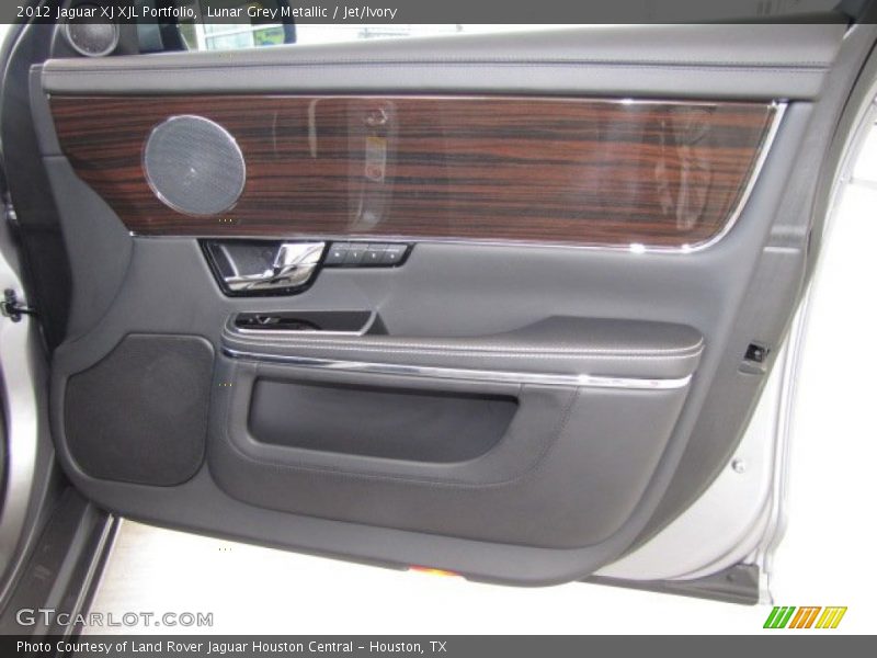 Lunar Grey Metallic / Jet/Ivory 2012 Jaguar XJ XJL Portfolio