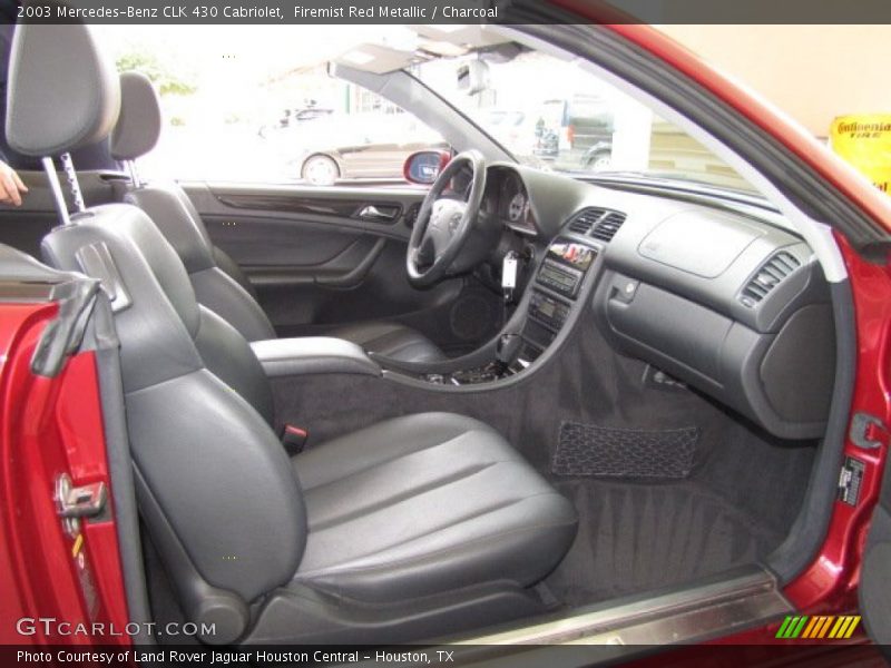 Front Seat of 2003 CLK 430 Cabriolet