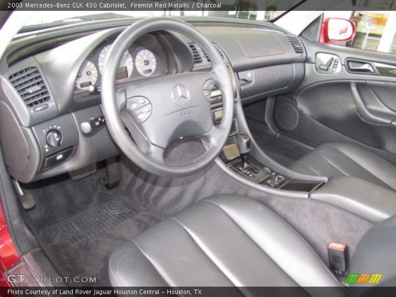  2003 CLK 430 Cabriolet Charcoal Interior