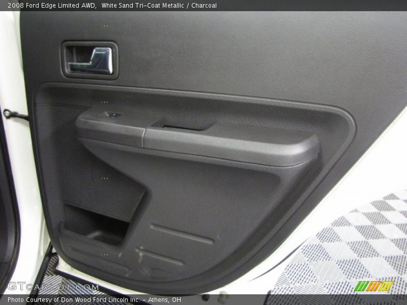 White Sand Tri-Coat Metallic / Charcoal 2008 Ford Edge Limited AWD